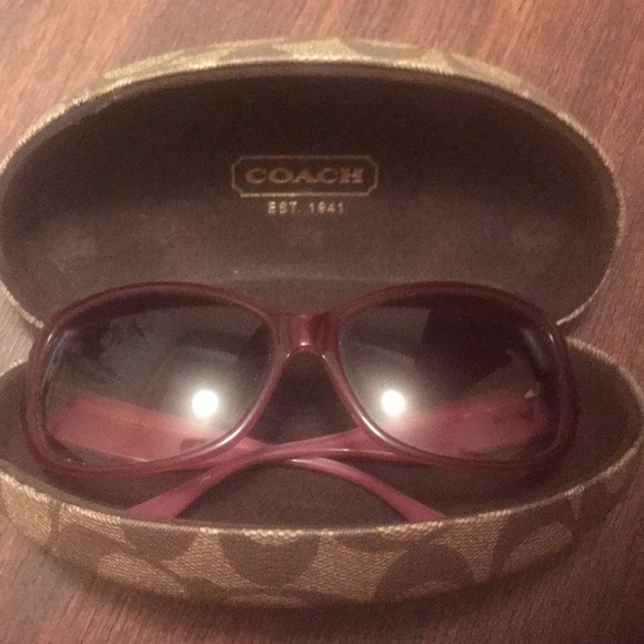Authentic COACH jewel studded sunglasses - Picture 1 of 3